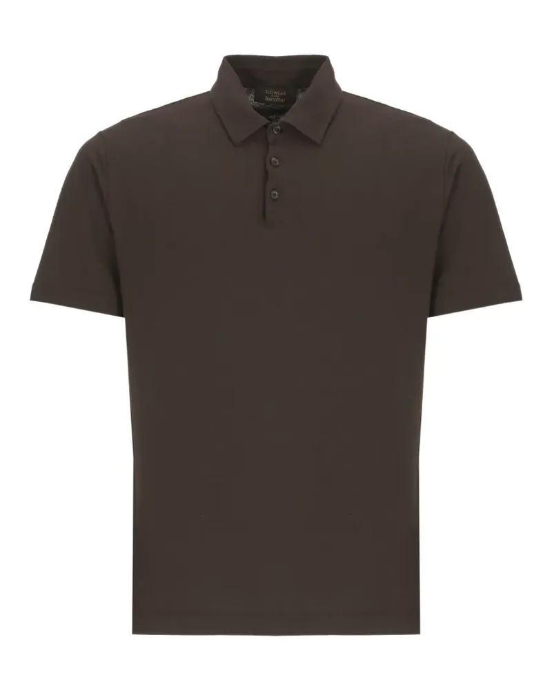 Zanone short-sleeve polo shirt - Braun Braun