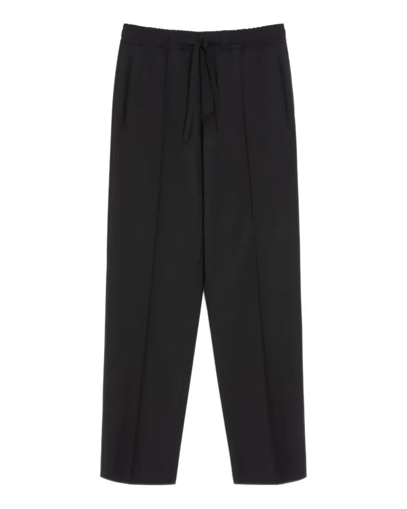 Valentino Garavani Wollhose mit VLogo-Stickerei - Schwarz Schwarz
