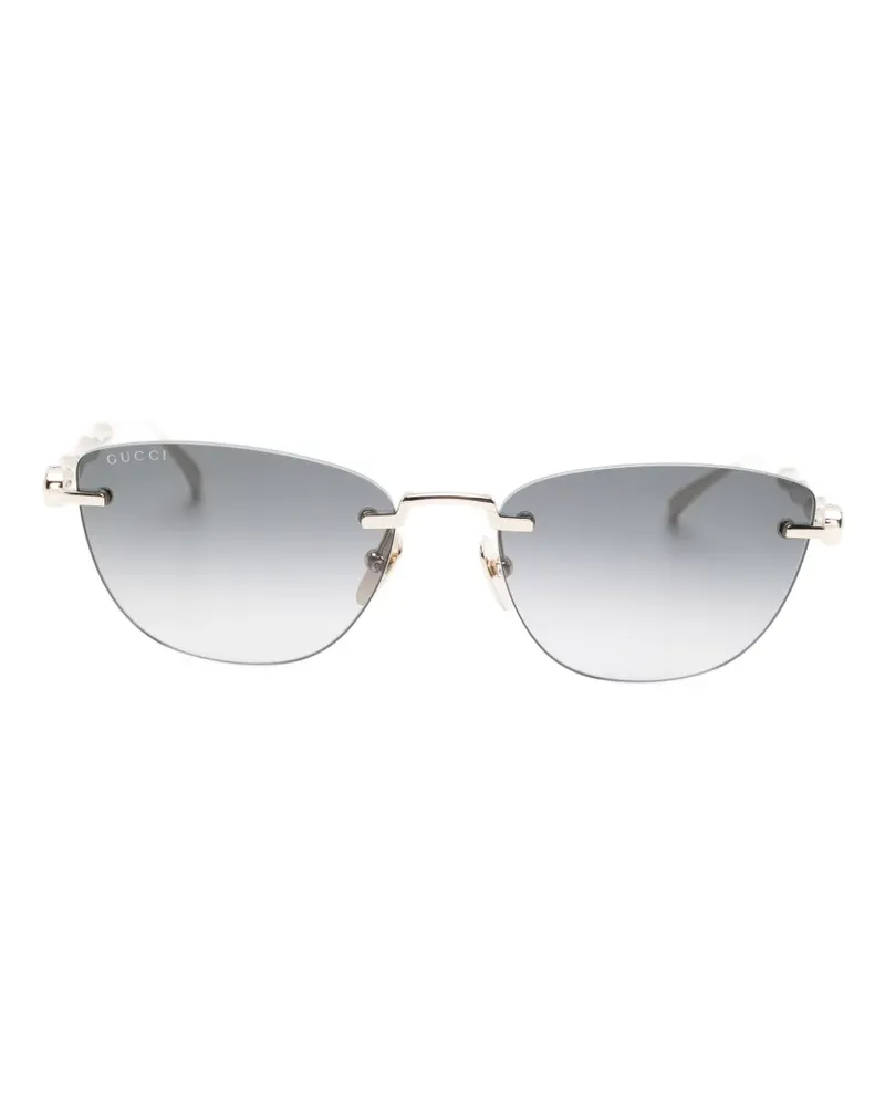 Gucci Bamboo cat-eye sunglasses - Gold Gold