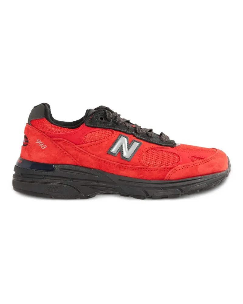 New Balance 993 Sneakers mit Logo - Rot Rot