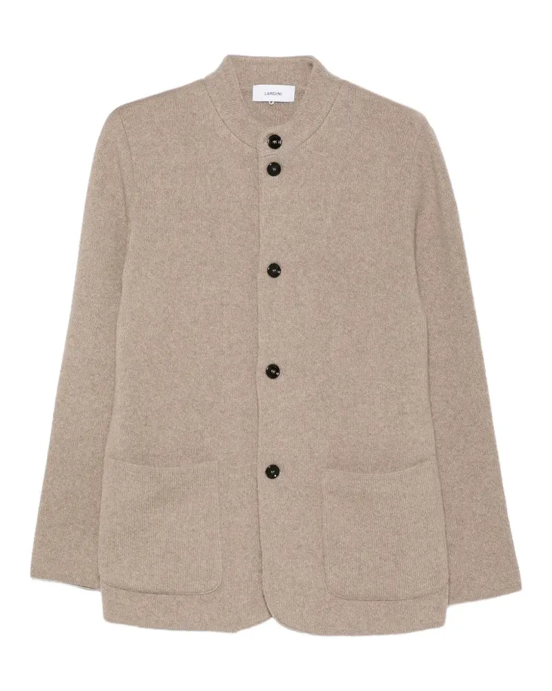 LARDINI Jacke mit Mandarinkragen - Nude Nude