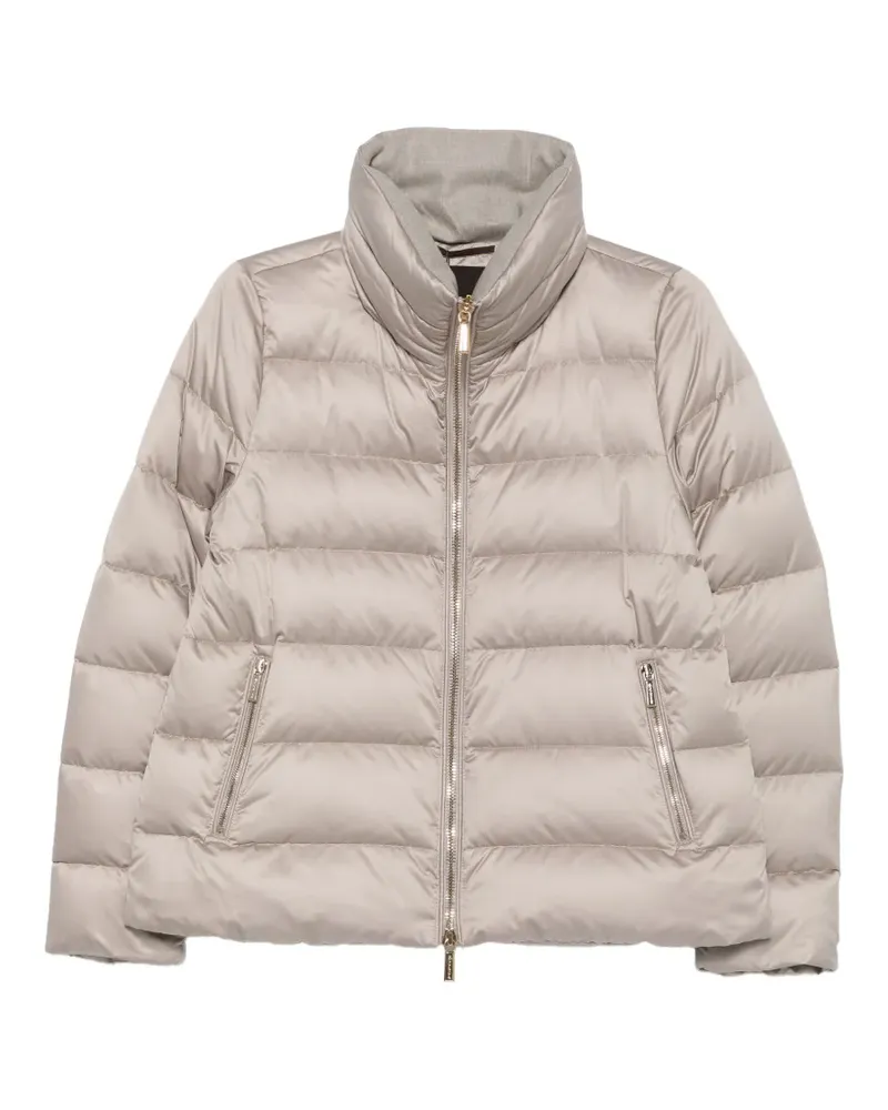 MOORER Argentea quilted jacket - Grau Grau