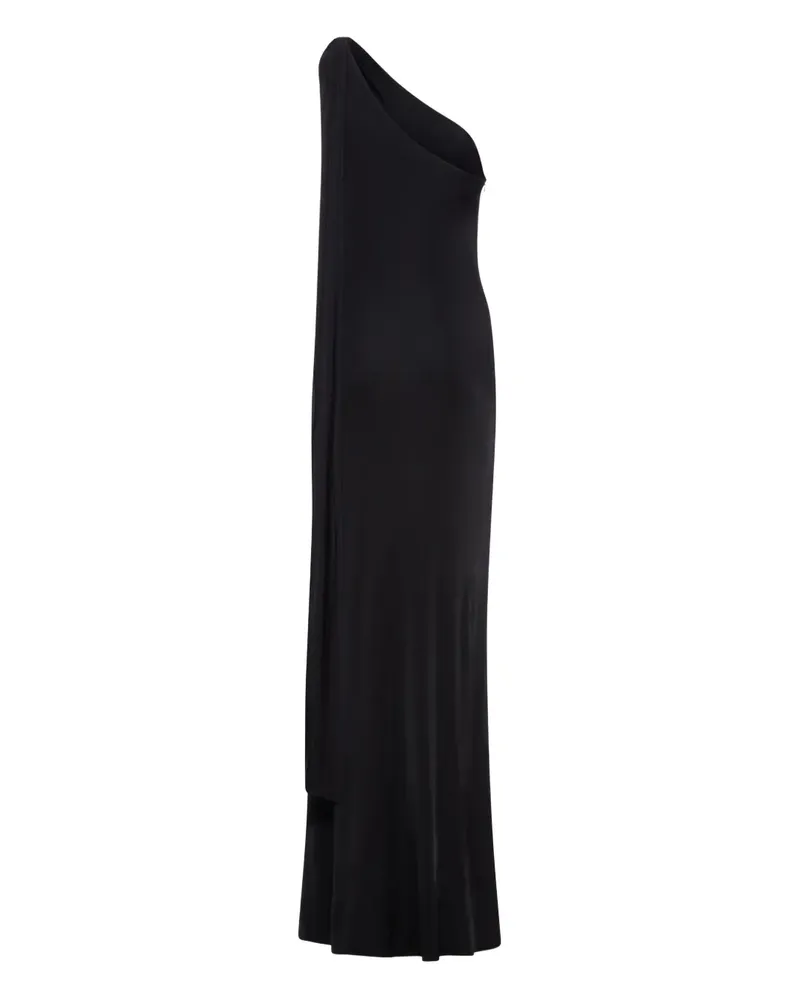 Tom Ford Drapierte One-Shoulder-Robe - Schwarz Schwarz