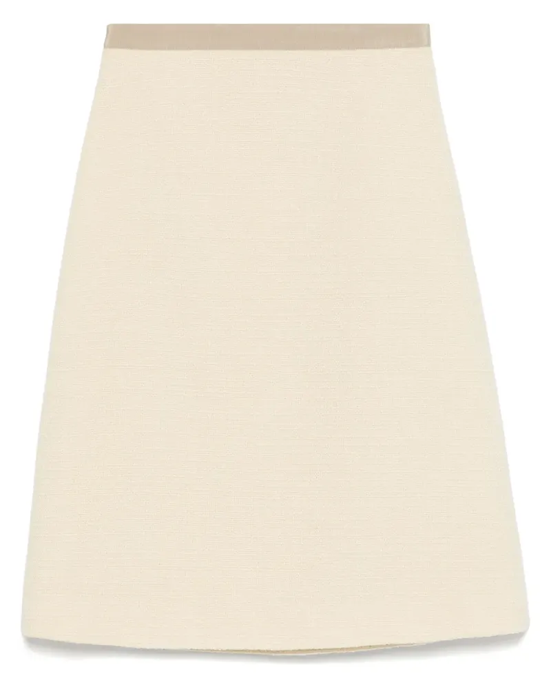 Valentino Garavani Midirock aus Tweed - Nude Nude