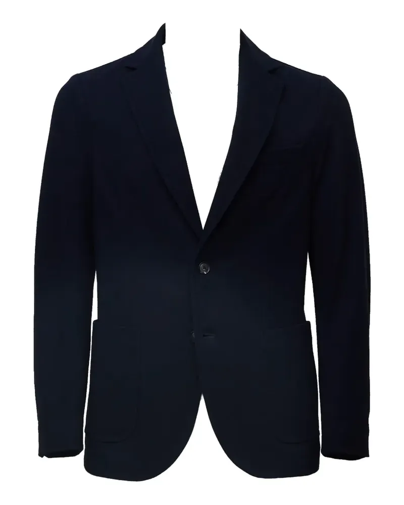 CIRCOLO 1901 fleece notch-lapel cotton blazer - Blau Blau