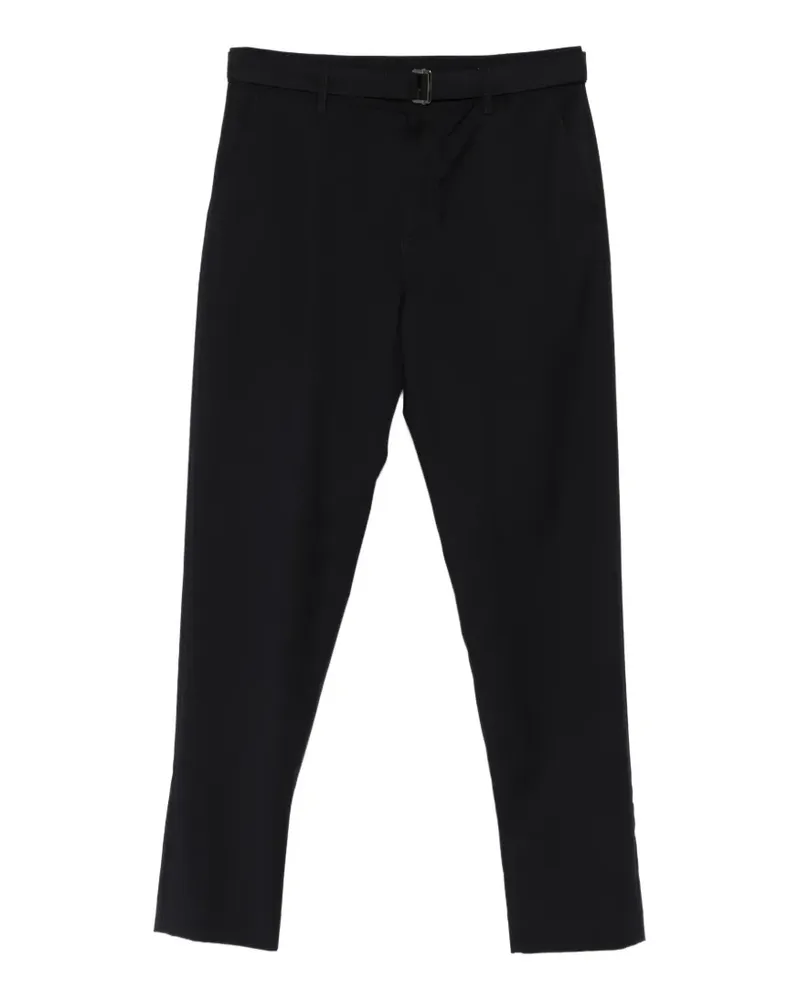 Canali Impeccabile belted wool trousers - Blau Blau