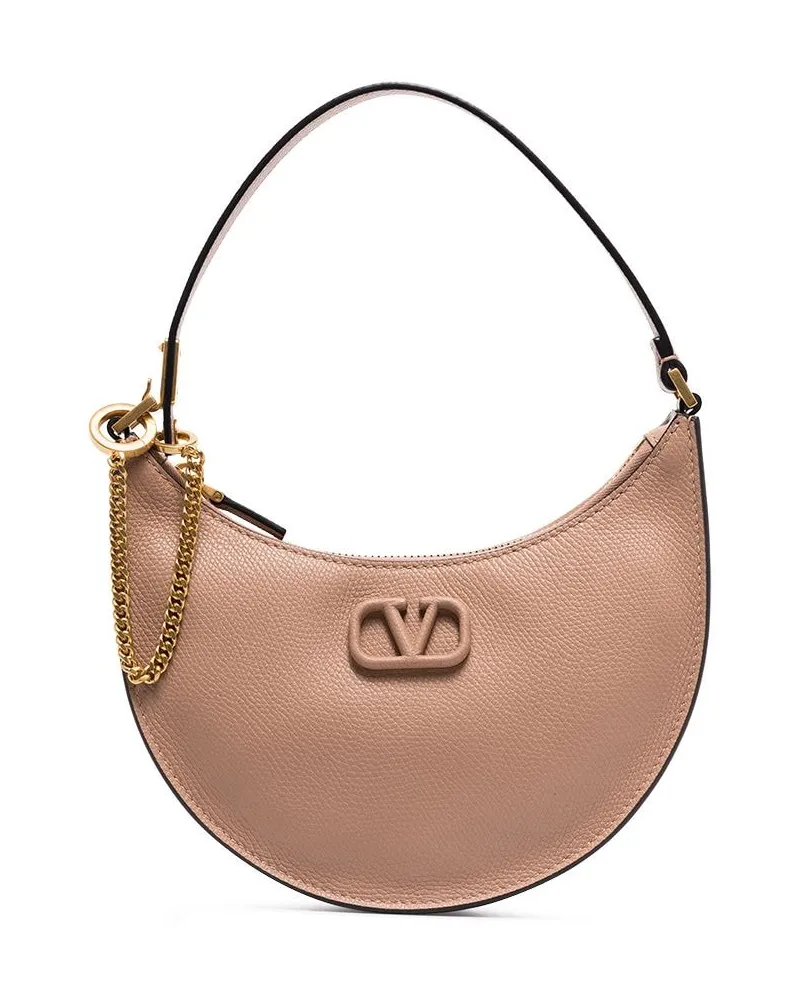 Valentino Garavani Mini VLogo Signature Schultertasche - Nude Nude