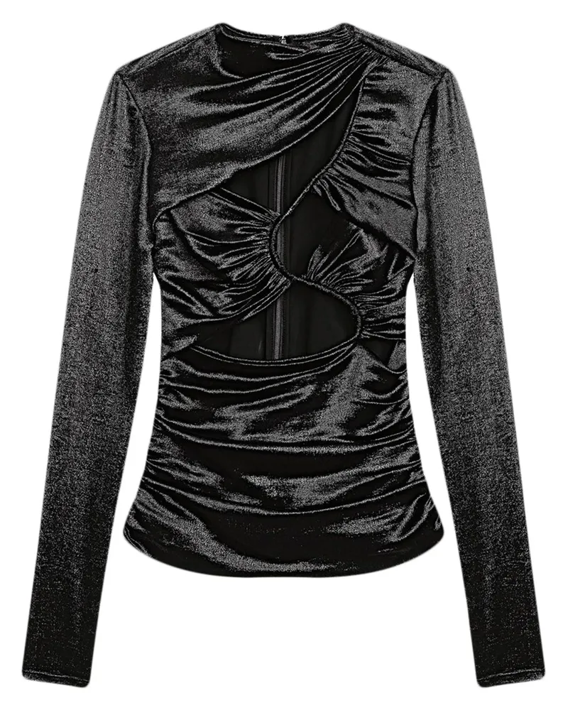Isabel Marant Rose Oberteil - Schwarz Schwarz
