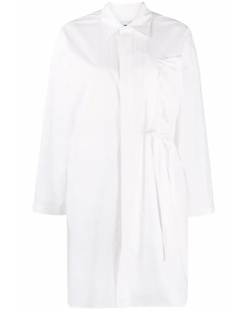 AMBUSH oversized waist-tie shirt dress - Weiß Weiß