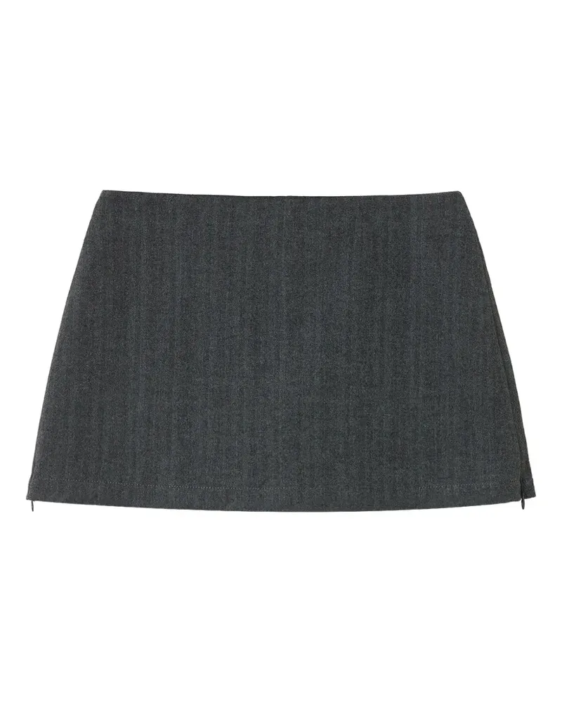 b+ab zip mini skirt - Grau Grau