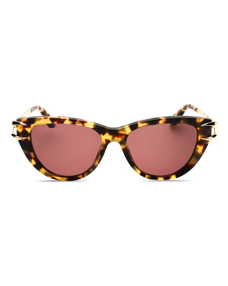 Roberto Cavalli Sonnenbrille mit Cat-Eye-Gestell - Braun Braun