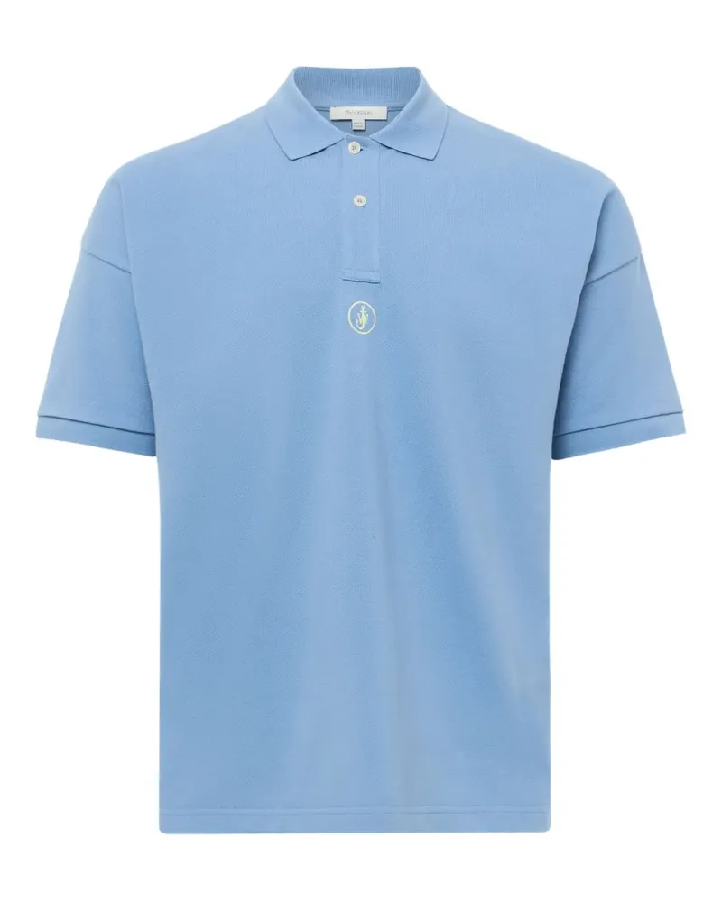J.W.Anderson Poloshirt mit Logo-Stickerei - Blau Blau