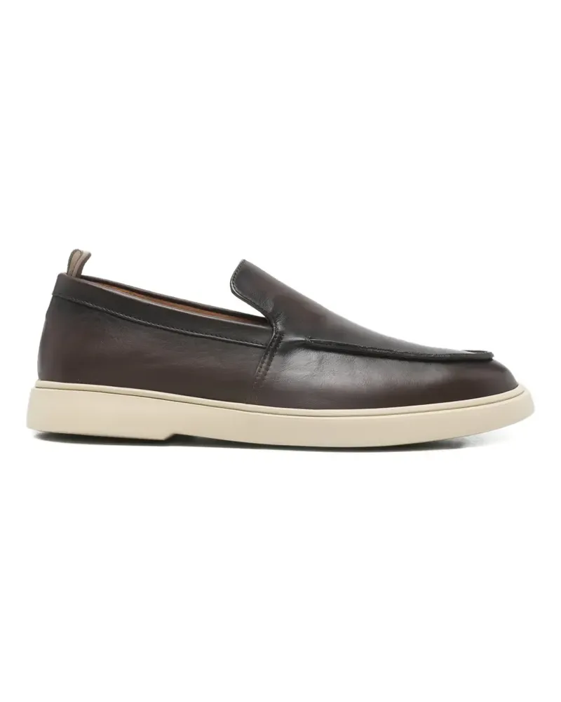 Officine Creative Italia Bones slip-on loafers - Braun Braun