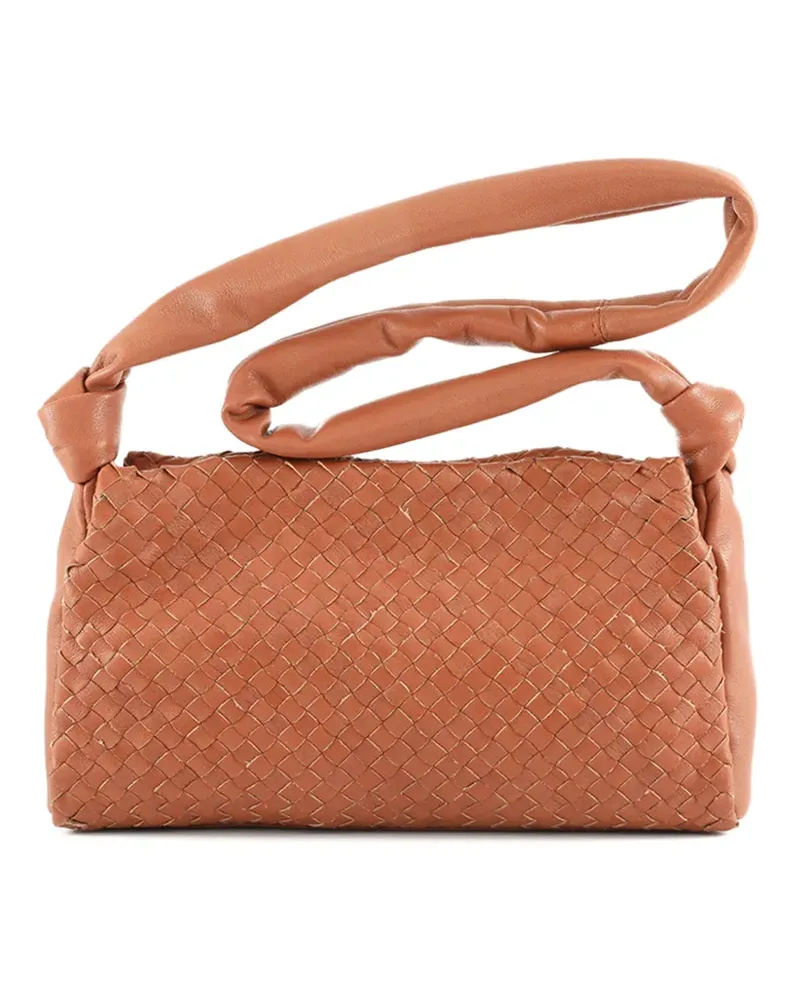 Officine Creative Italia Bolina woven shoulder bag - Braun Braun