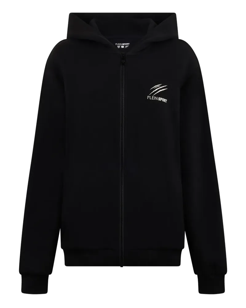 Philipp Plein Kapuzenjacke mit Reißverschluss - Schwarz Schwarz