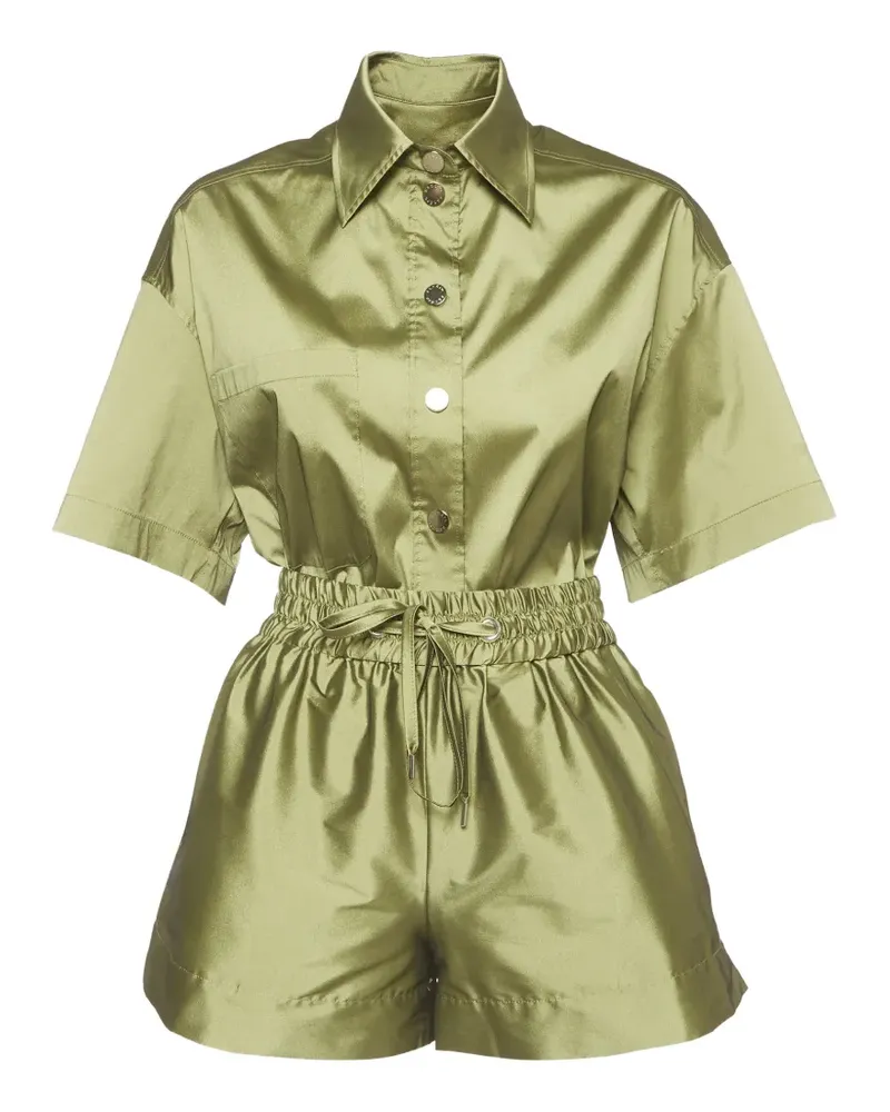 Sandro elasticated-waist playsuit - Grün Grün