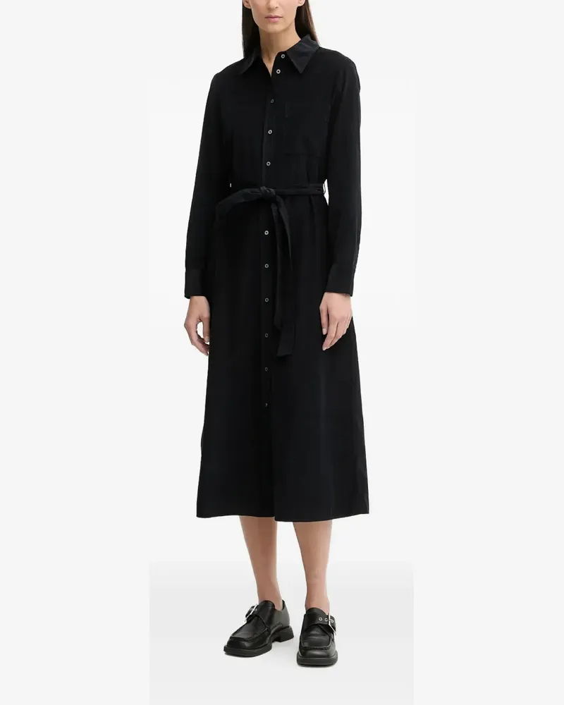 Marc O'Polo Midikleid mit Kragen - Blau Blau