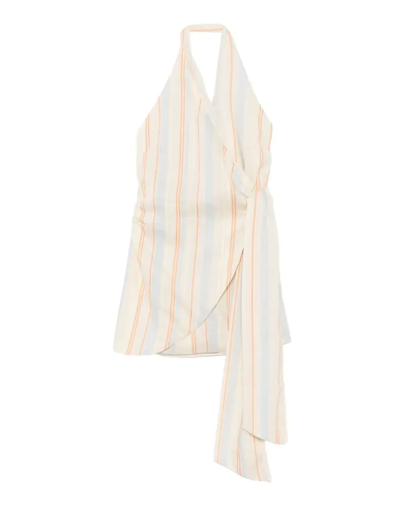 SIR Pernille wrap mini dress - Nude Nude