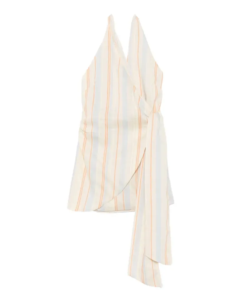 SIR Pernille wrap mini dress - Nude Nude