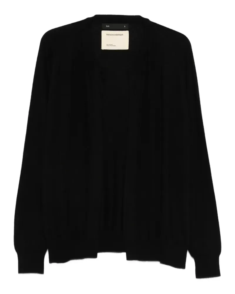 Frenckenberger open-front cardigan - Schwarz Schwarz