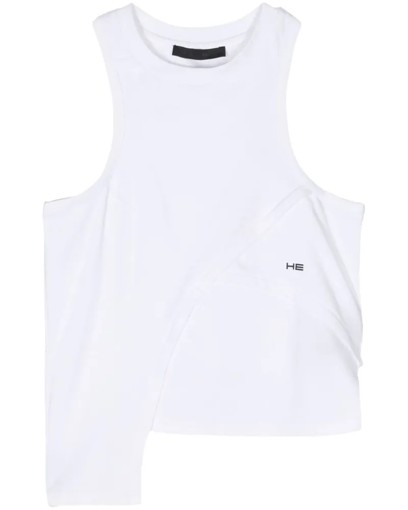 Heliot Emil Cropped-Top im Layering-Look - Weiß Weiß