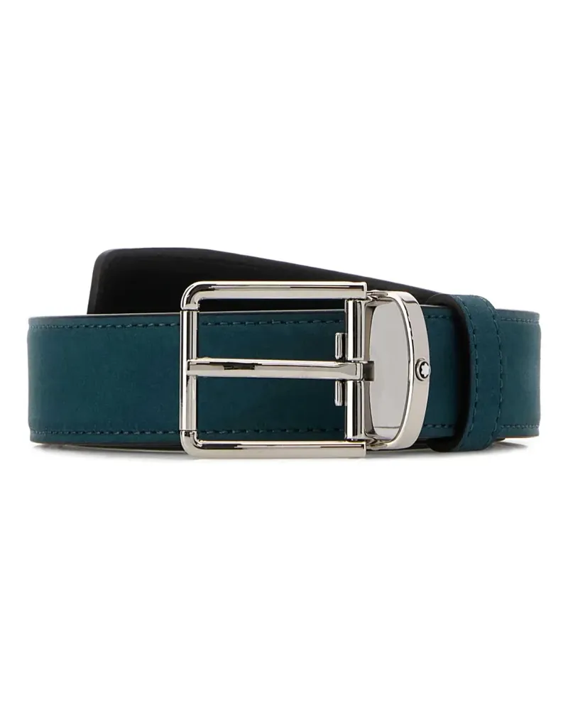 Montblanc Air Force calf leather reversible belt - Blau Blau