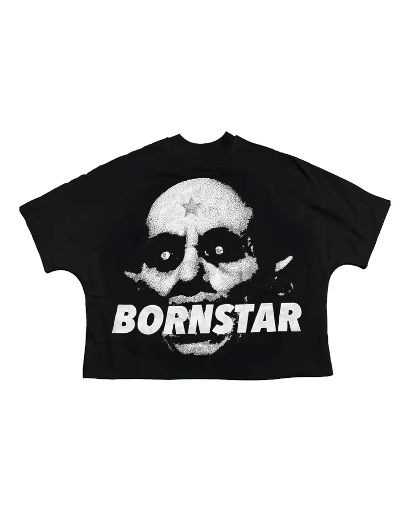 STADIUM GOODS Bornstar Face T-shirt - Schwarz Schwarz