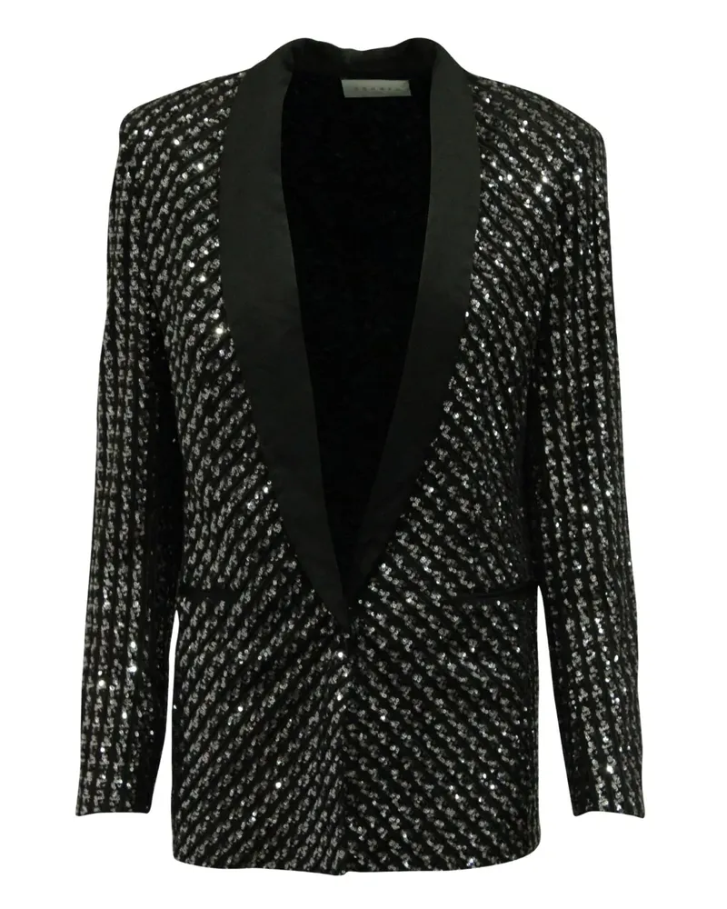 Sandro sequined tailored blazer - Schwarz Schwarz