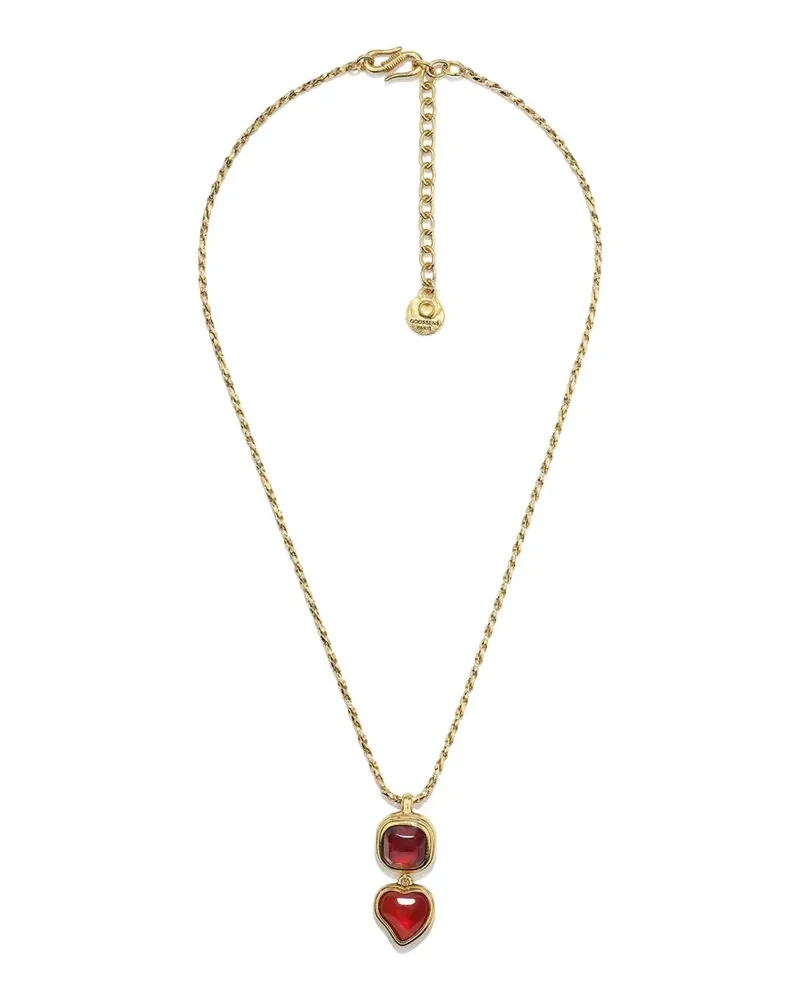 Goossens Paris Renaissance Heart pendant necklace - Gold Gold