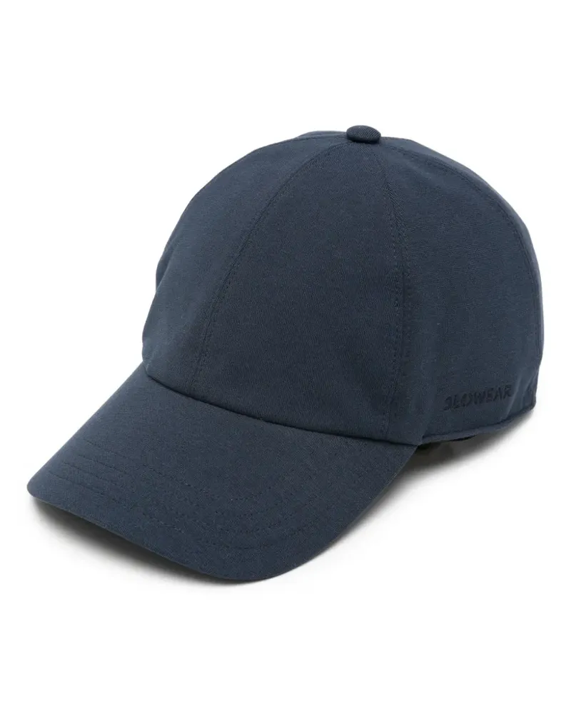 Zanone IceCotton logo-embroidered baseball cap - Blau Blau