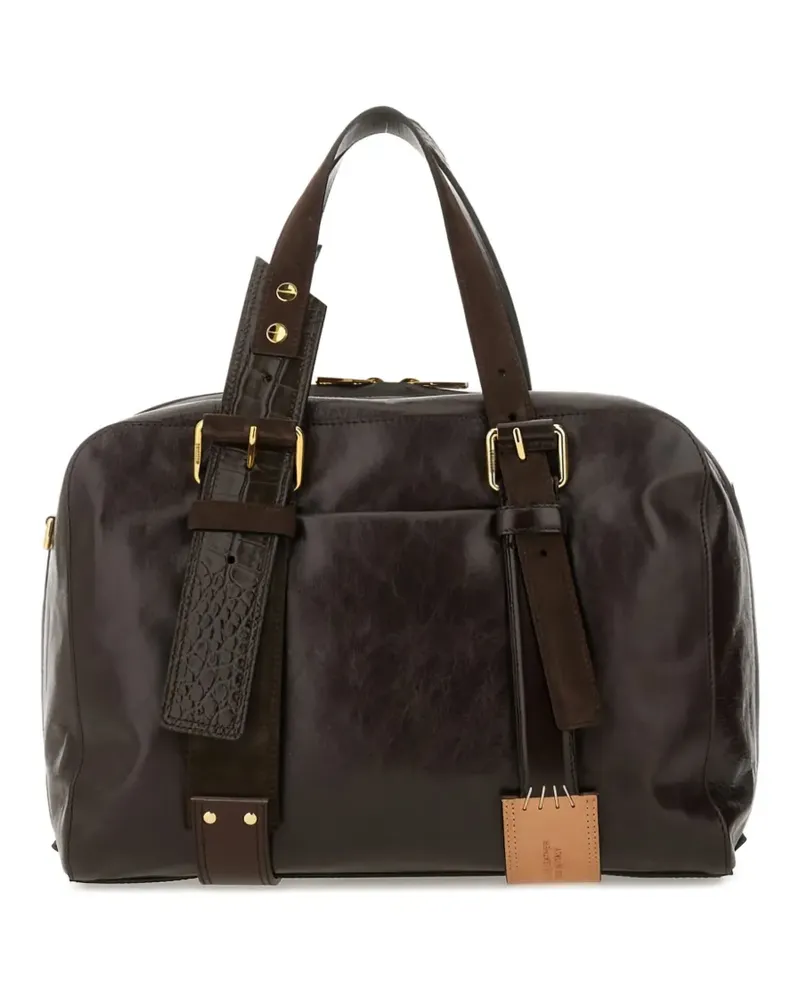 Moschino Shopper im Used-Look - Braun Braun