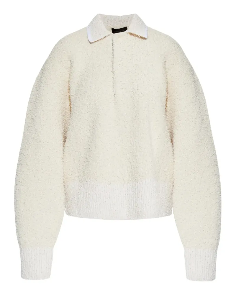 Lacoste Gestrickter Pullover - Weiß Weiß