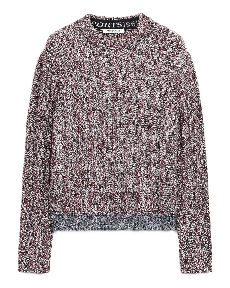 Ports 1961 Pullover mit Logo-Patch - Rot Rot
