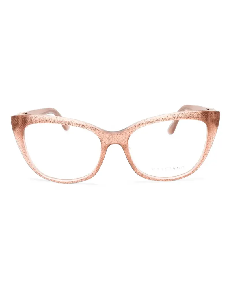 MARCIANO Los Angeles glitter-effect cat-eye glasses - Braun Braun