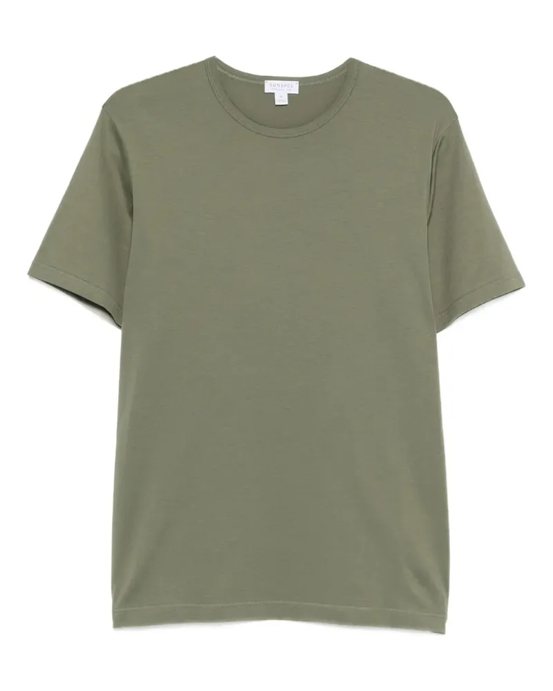 Sunspel Klassisches T-Shirt - Grün Grün