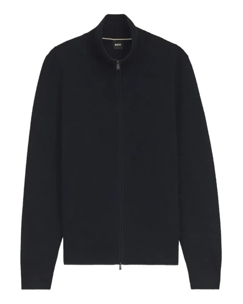HUGO BOSS Pullover mit Reißverschluss - Blau Blau