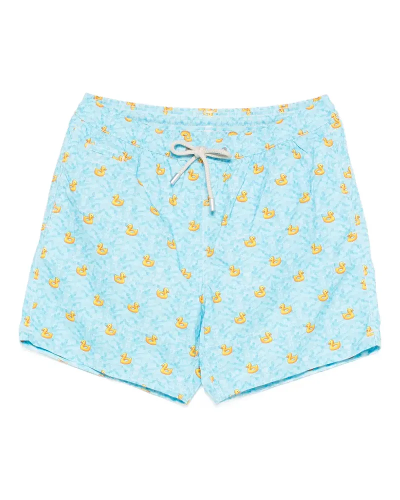 MC2 Saint Barth duck-print swim shorts - Blau Blau