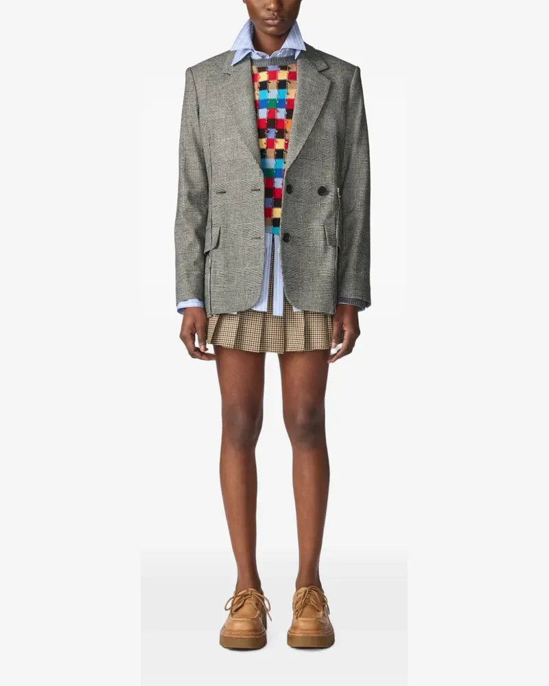 Monse Doppelreihige Jacke mit Revers - Grau Grau