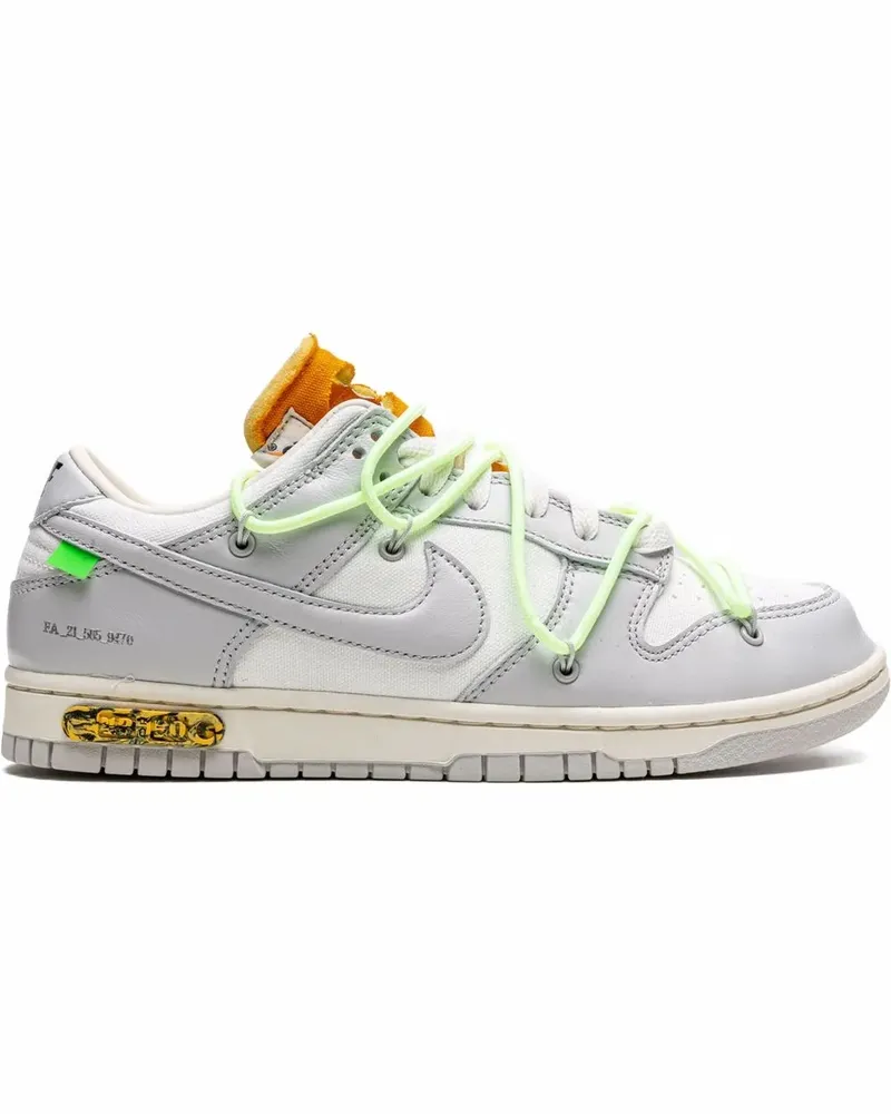 Nike x Off-White Dunk Low Sneakers - Grau Grau