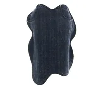 Asymmetrischer Acid-Wash-Rock - Blau