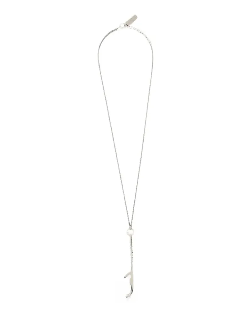 Maison Margiela Bottle cap pendant necklace - Silber Silber