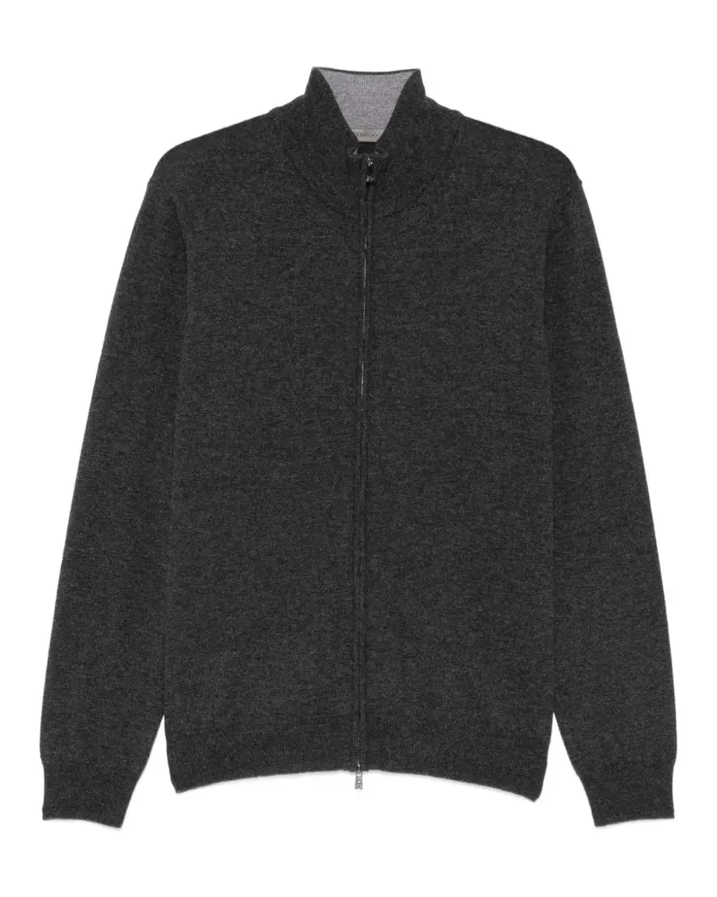 Corneliani Pullover mit Stehkragen - Grau Grau