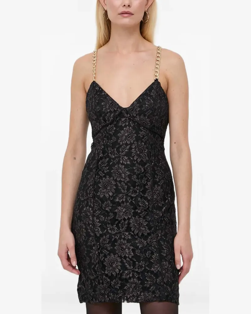 MARCIANO Los Angeles chain-strap lace mini dress - Schwarz Schwarz