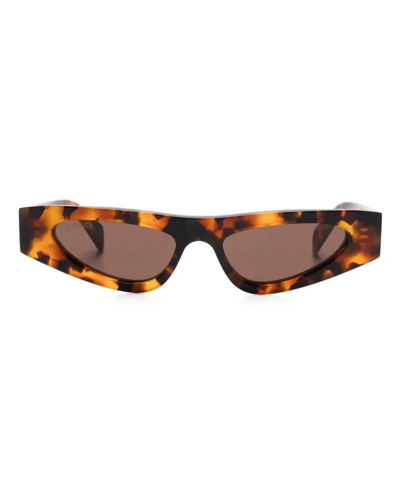 Gucci Sonnenbrille mit Cat-Eye-Gestell - Braun Braun