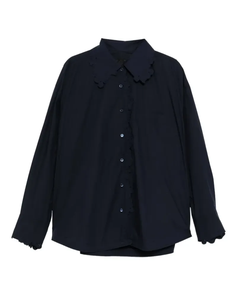 JNBY Hemd mit Blumenstickerei - Blau Blau