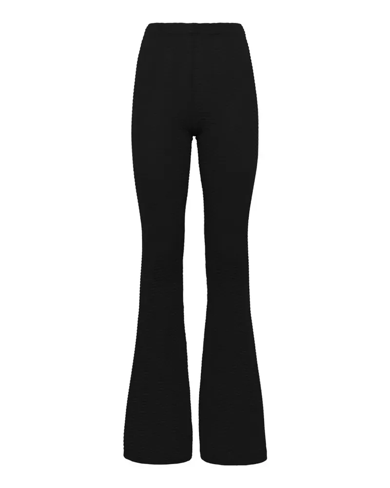 Laneus knitted flared trousers - Schwarz Schwarz