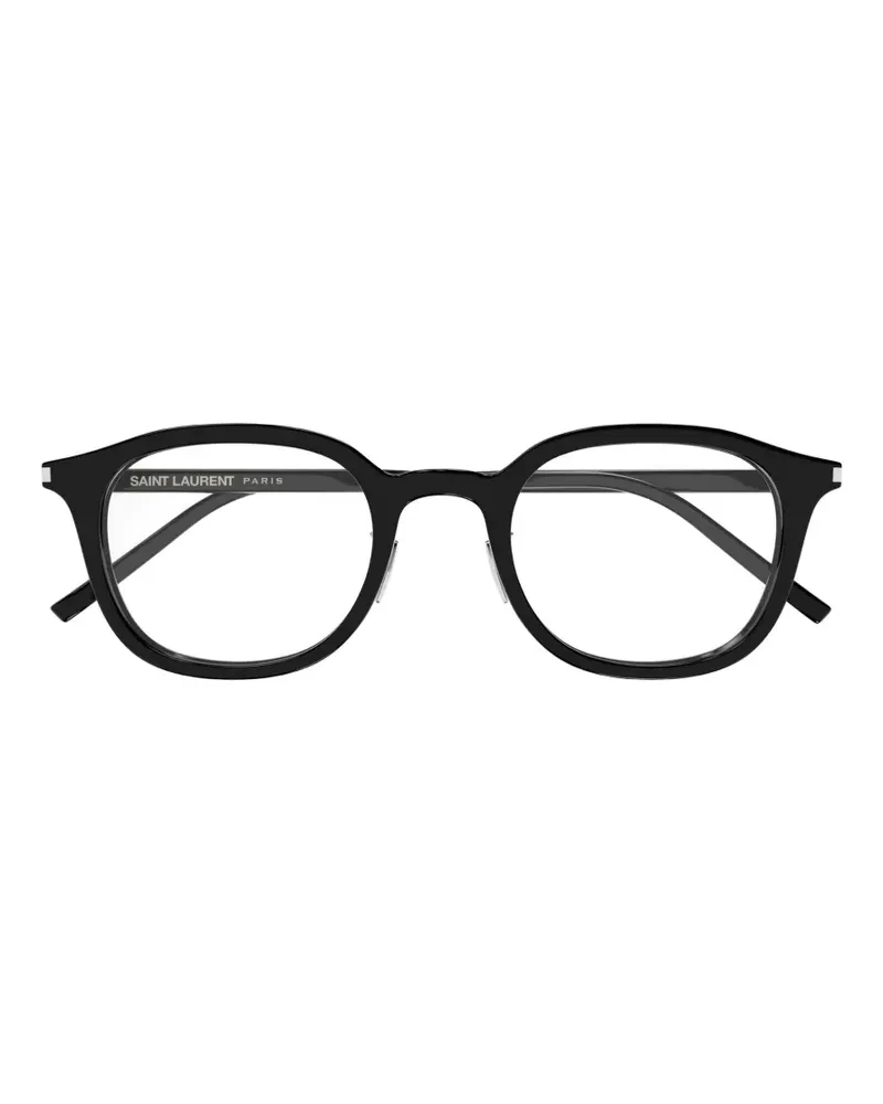 Saint Laurent Brille mit rundem Gestell - Schwarz Schwarz