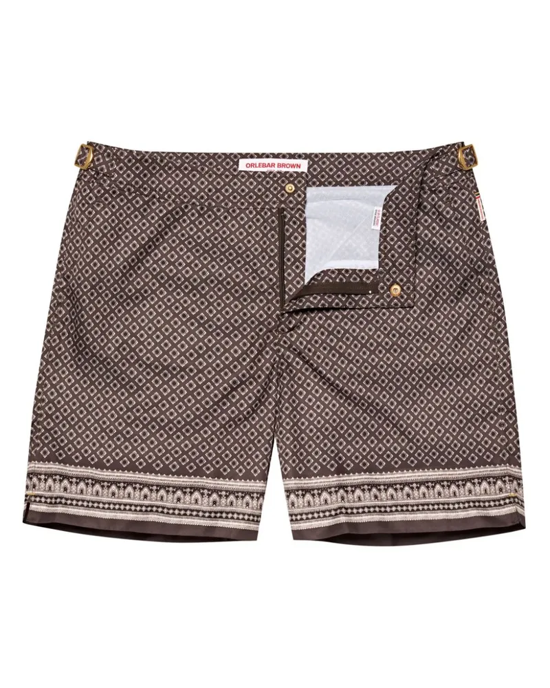 Orlebar Brown Bulldog Solmio Badeshorts - Braun Braun