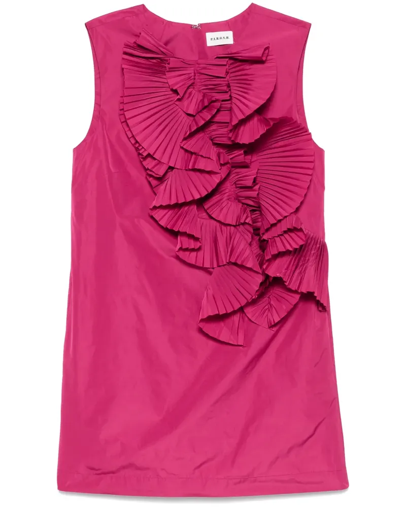 P.A.R.O.S.H. Pimpy Minikleid - Rosa Rosa