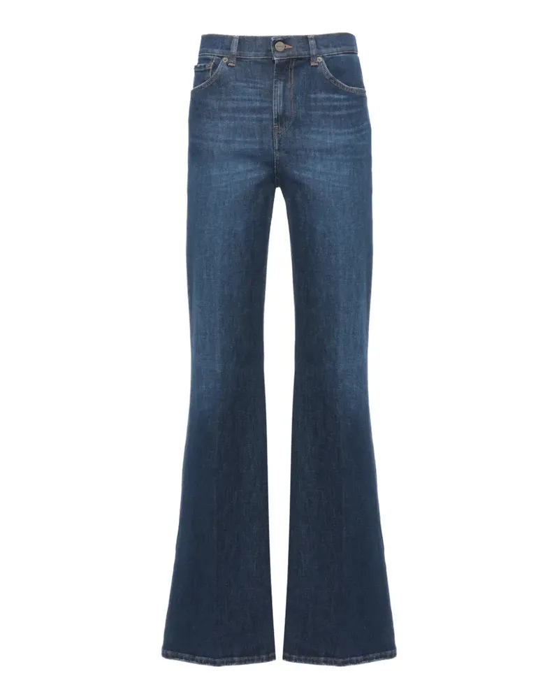 Dondup faded flared-leg jeans - Blau Blau
